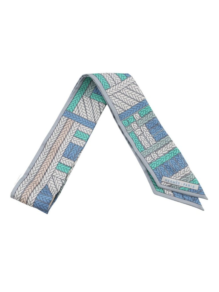 Hermes Scarf Twill Tresses Silk